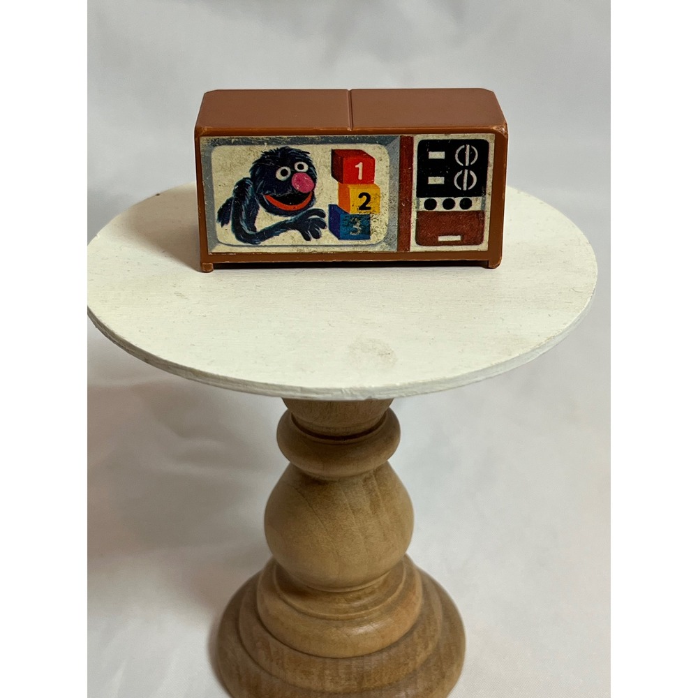 Vintage Fisher Price Sesame Street Grover TV Replacement Part 938 Brown‎ 1975